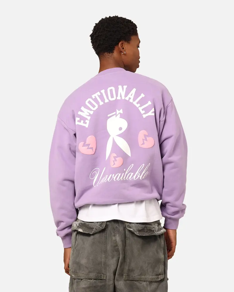 Playboy By Culture Kings Lover Boy Crewneck Purple 1