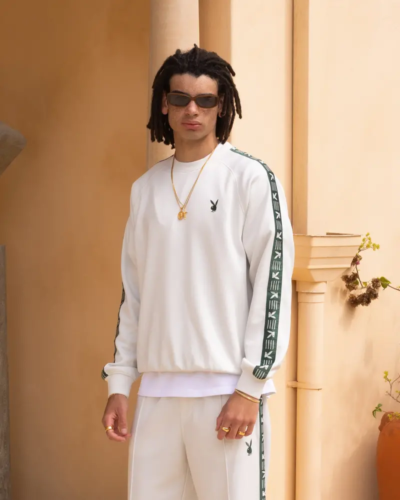 Playboy By Culture Kings Pleasure Crewneck Stone/Green 2