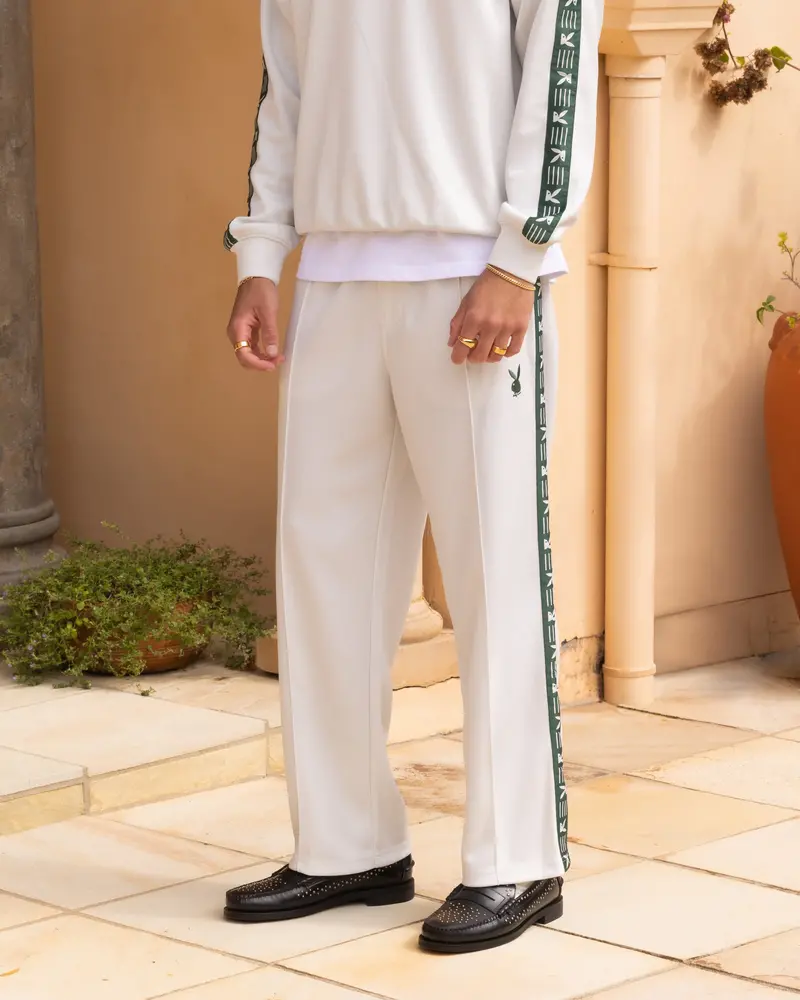 Playboy By Culture Kings Pleasure Track Pants Stone/Green 1