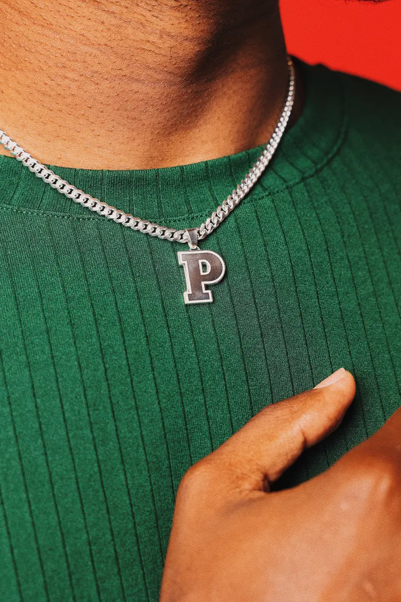 Playboy By House Of Auric Playboy P Pendant Sterling Silver 1