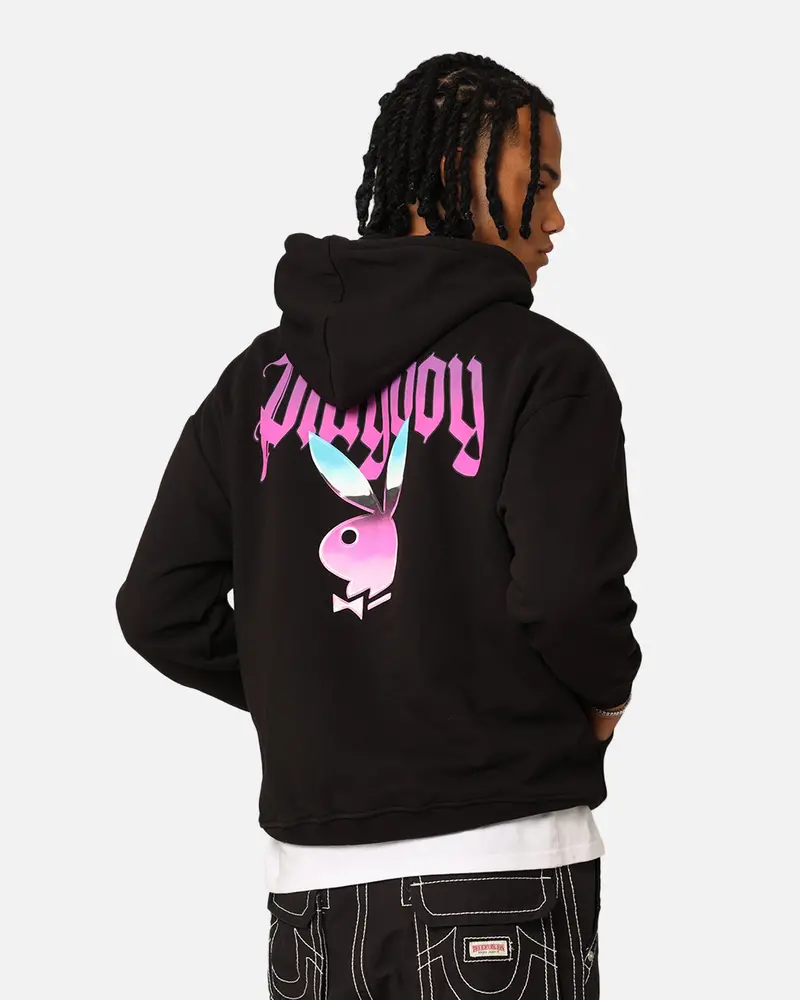 Playboy Chrome Hoodie Black 1