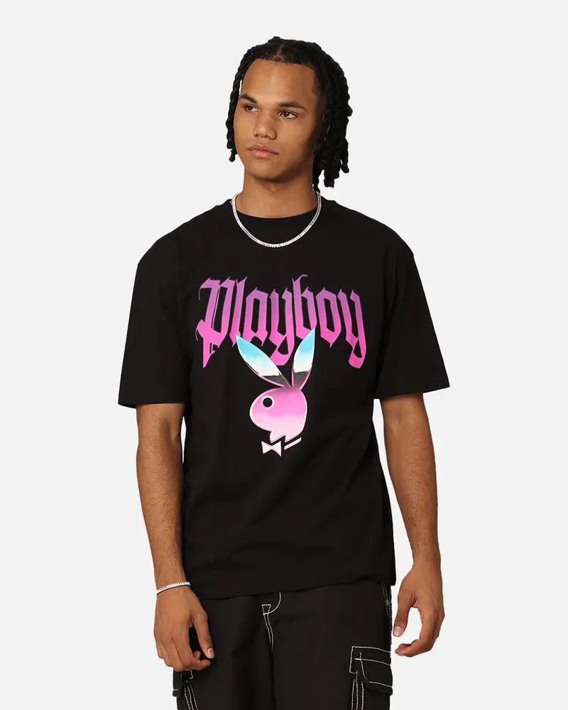 Playboy Chrome T-Shirt Black 1