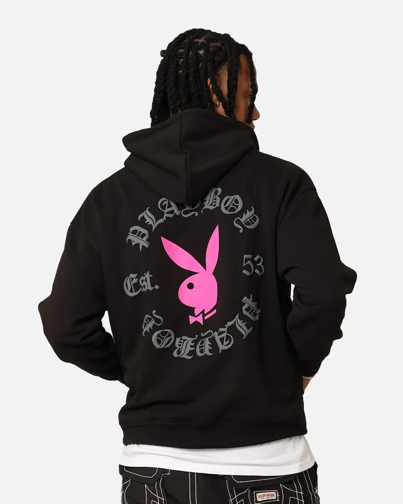 Playboy Gothic Hoodie Black 1
