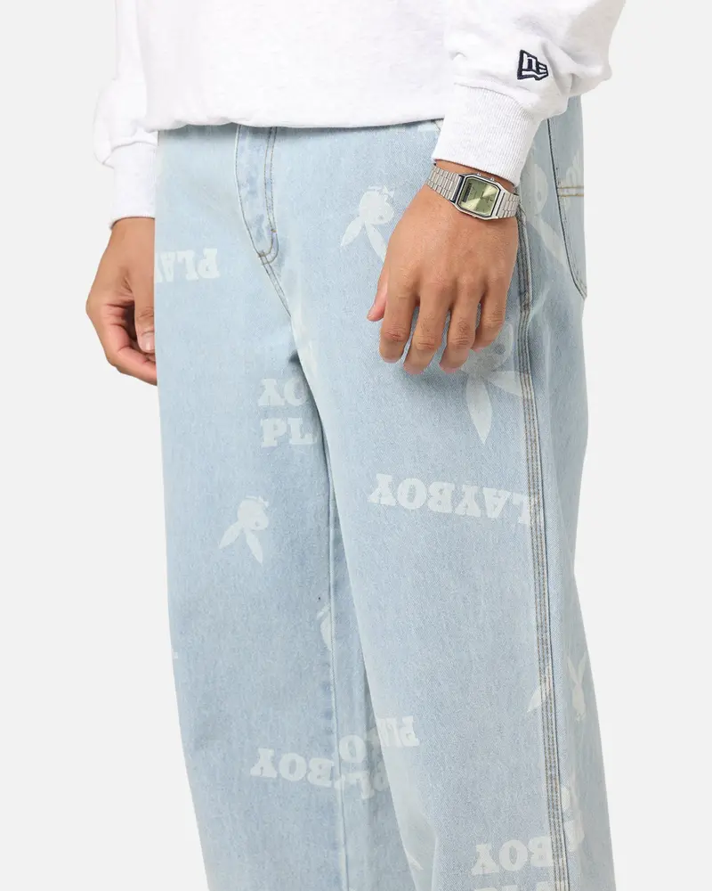 Playboy Mess Denim Jeans Light Indigo 3