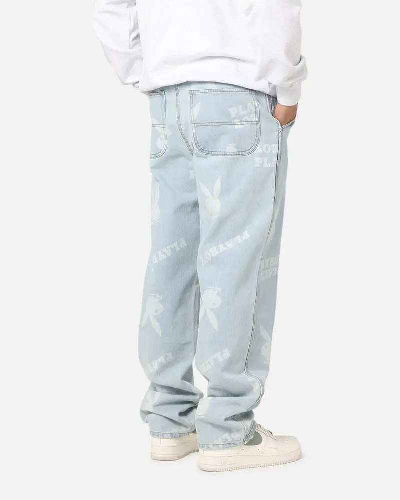 Playboy Mess Denim Jeans Light Indigo 5