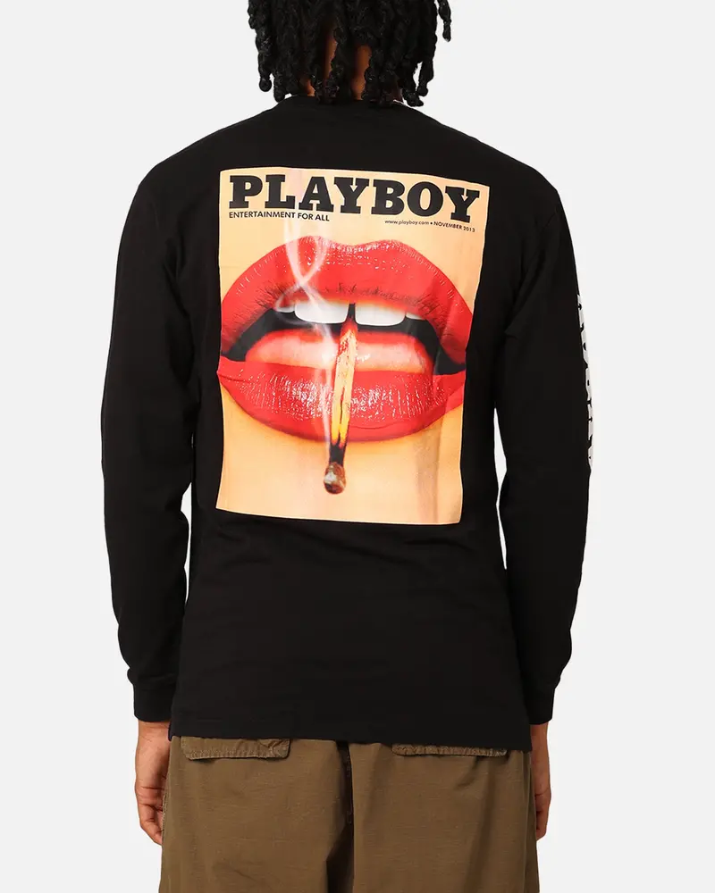 Playboy Nov '13 Long Sleeve T-Shirt Black 1