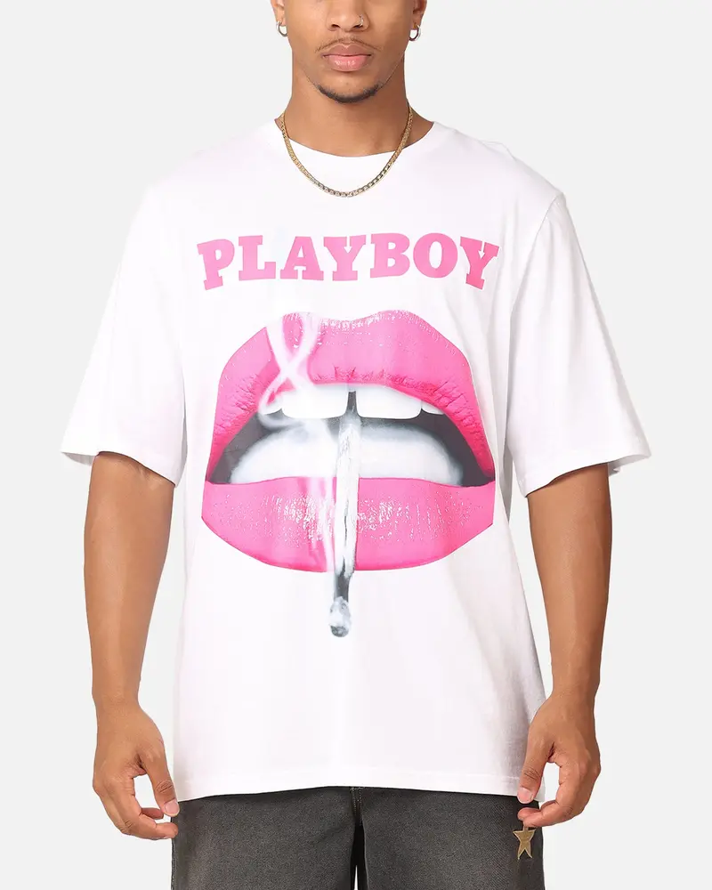Playboy Nov 2013 Lips T-Shirt White 1