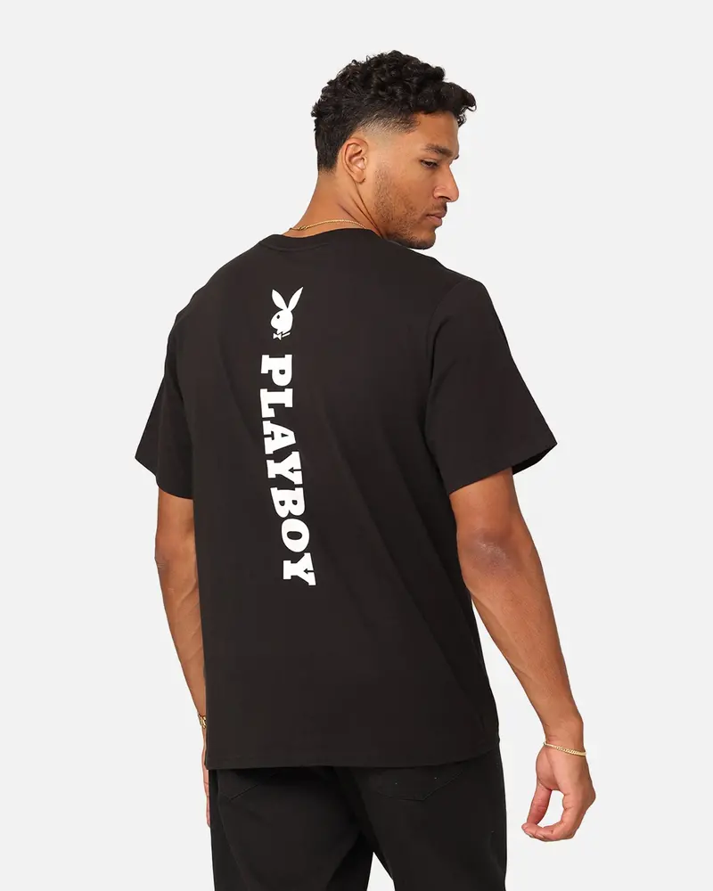 Playboy Playboy Logo Lockup T-Shirt Black 1