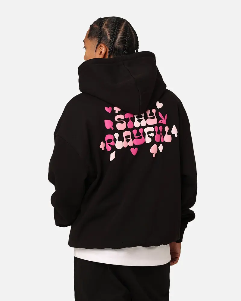 Playboy Stay Playful Hoodie Black 1