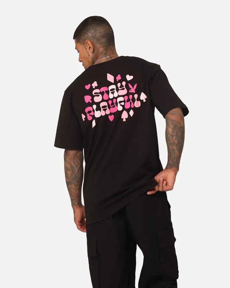 Playboy Stay Playful T-Shirt Black 1