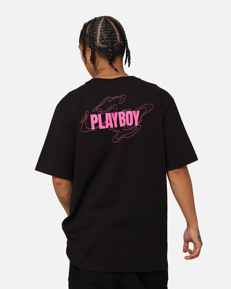 Playboy Wave T-Shirt Black 1