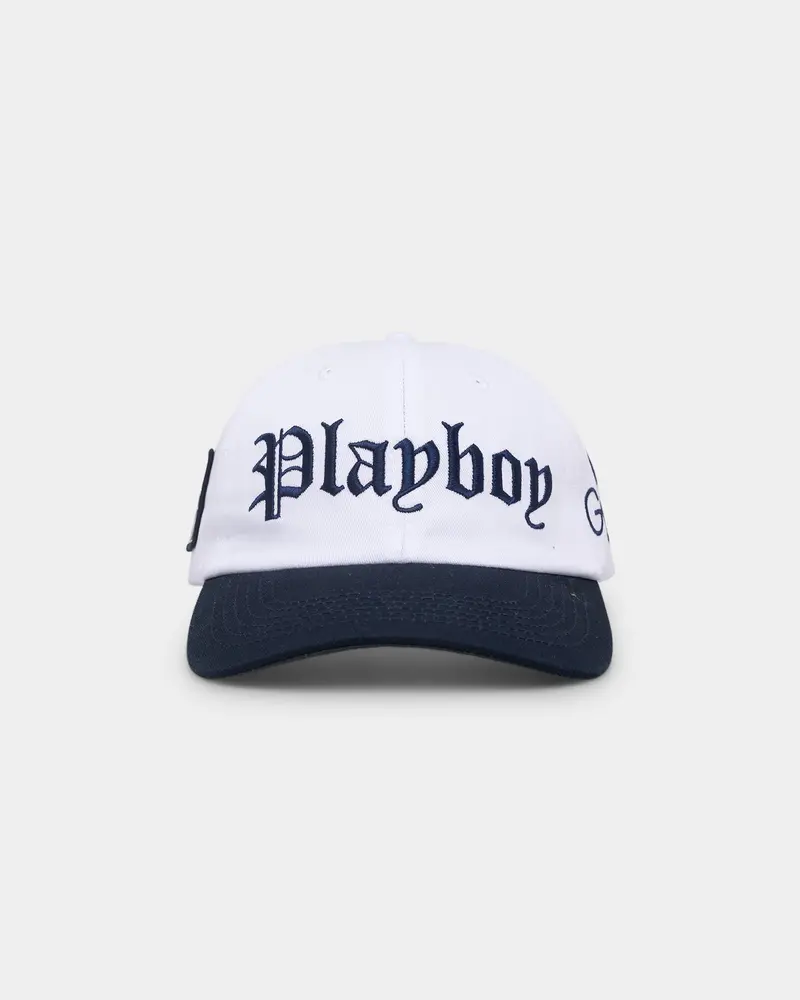 Playboy X Culture Kings Geneva Cap White/Navy 1