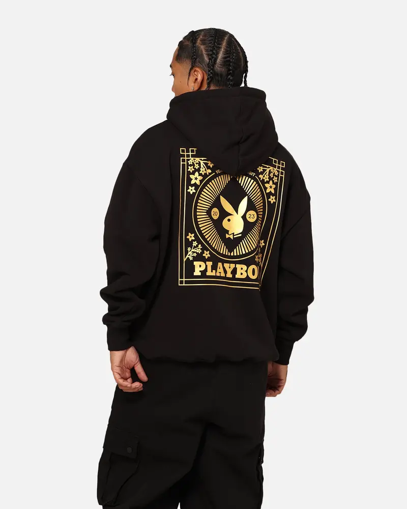 Playboy Year Of The Rabbit Hoodie Black 1