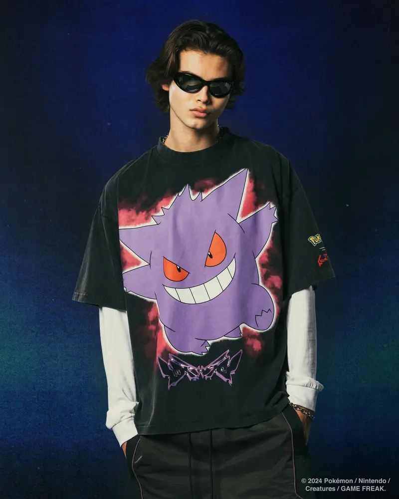 Pokémon By Loiter Gengar Premium T-Shirt Black 1