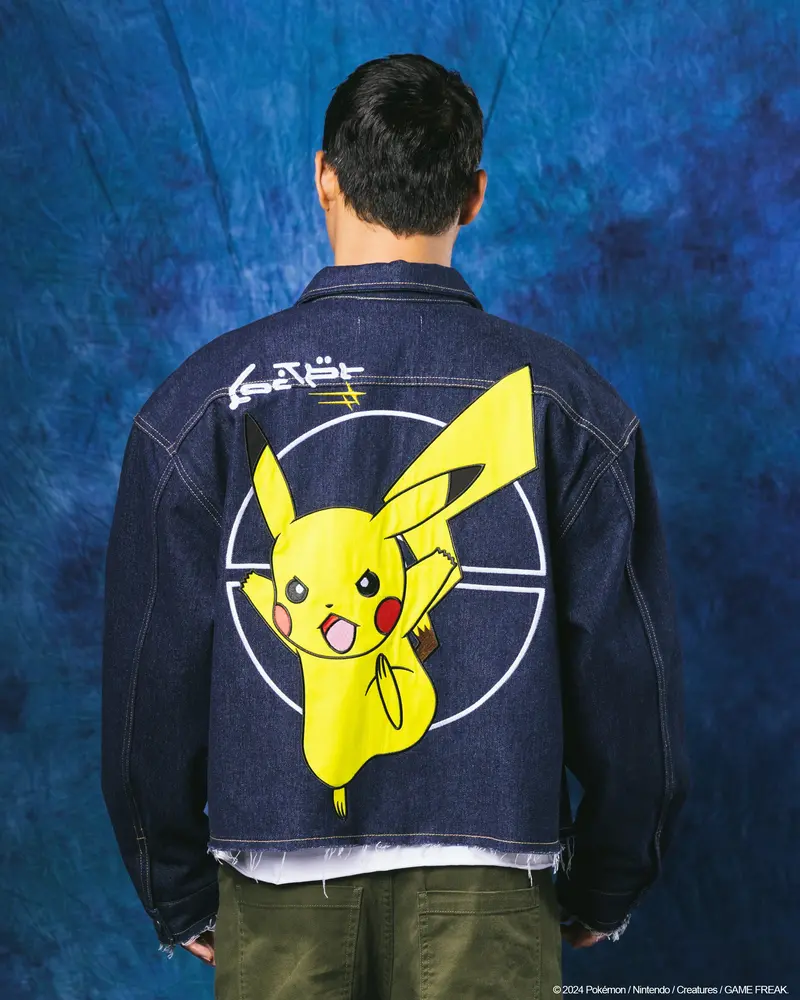 Pokémon By Loiter Pikachu Denim Jacket Indigo 1