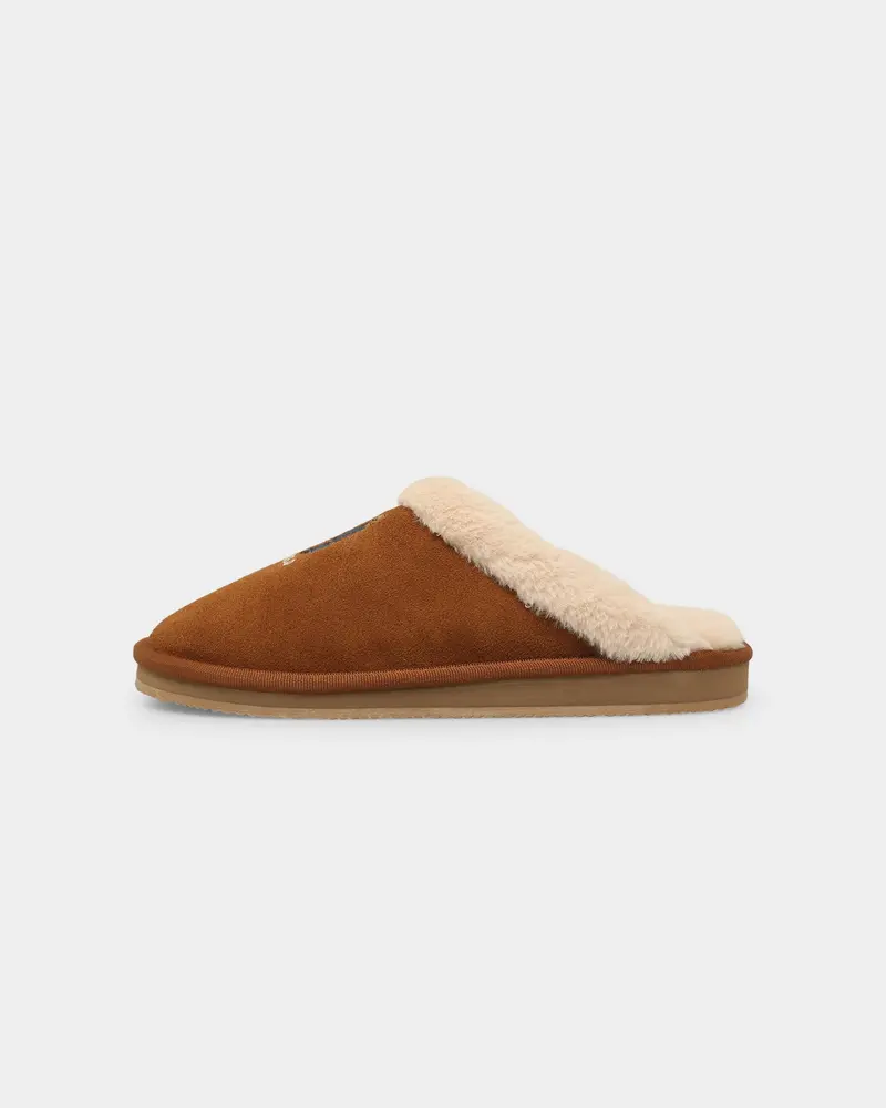 Polo Ralph Lauren Women's Kayleigh Scuff Bear Slipper Snf Suede 2