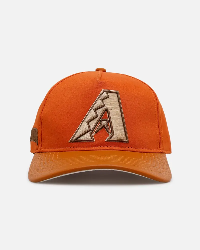 Pro Standard Arizona Diamondbacks 'Gramercy' Pinch Front Strapback Orange 1