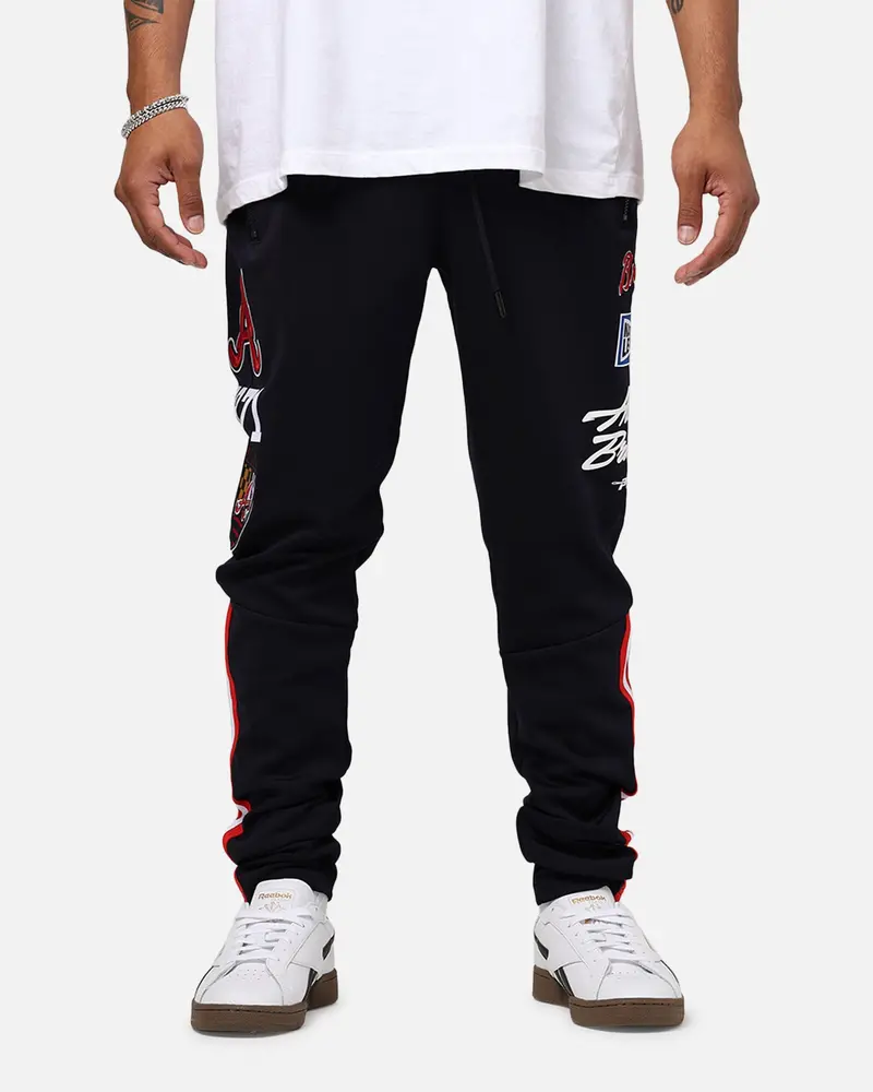 Pro Standard Atlanta Braves Fast Lane Trackpant Midnight/Red 1