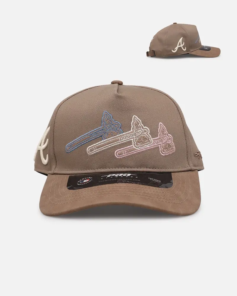 Pro Standard Atlanta Braves 'Multicolor Logos' Pro Pinch Strapback Multicolor 1