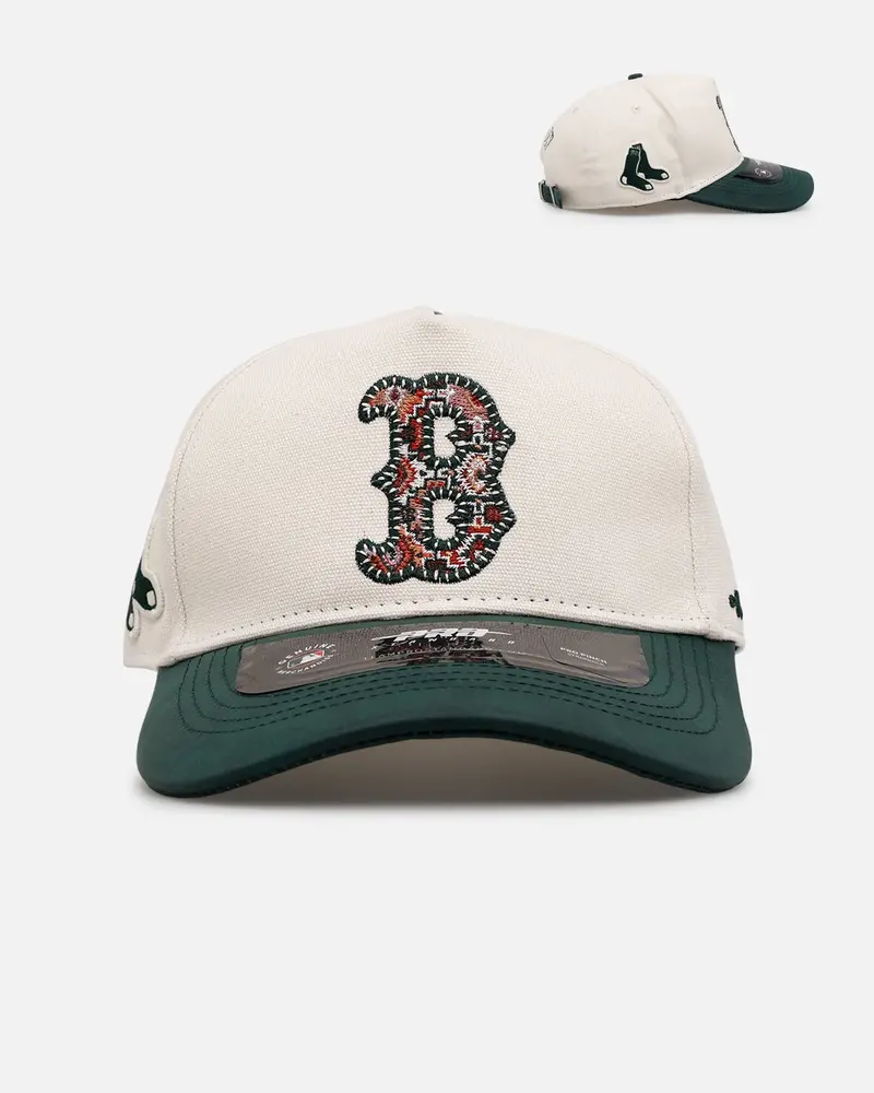 Pro Standard Boston Red Sox 'Tapestry 2.0' Pinch Front Strapback Dark Green 1