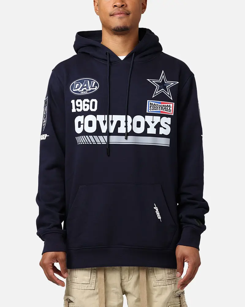 Pro Standard Dallas Cowboys Fast Lane Hoodie Midnight Navy 1