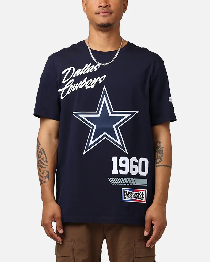 Pro Standard Dallas Cowboys Fast Lane Sj T-Shirt Midnight Navy 1