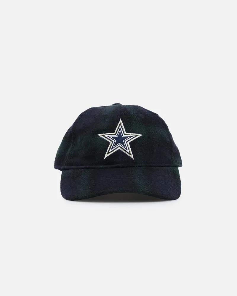 Pro Standard Dallas Cowboys Pro Prep Plaid Strapback Forest Green/Midnight Navy 1