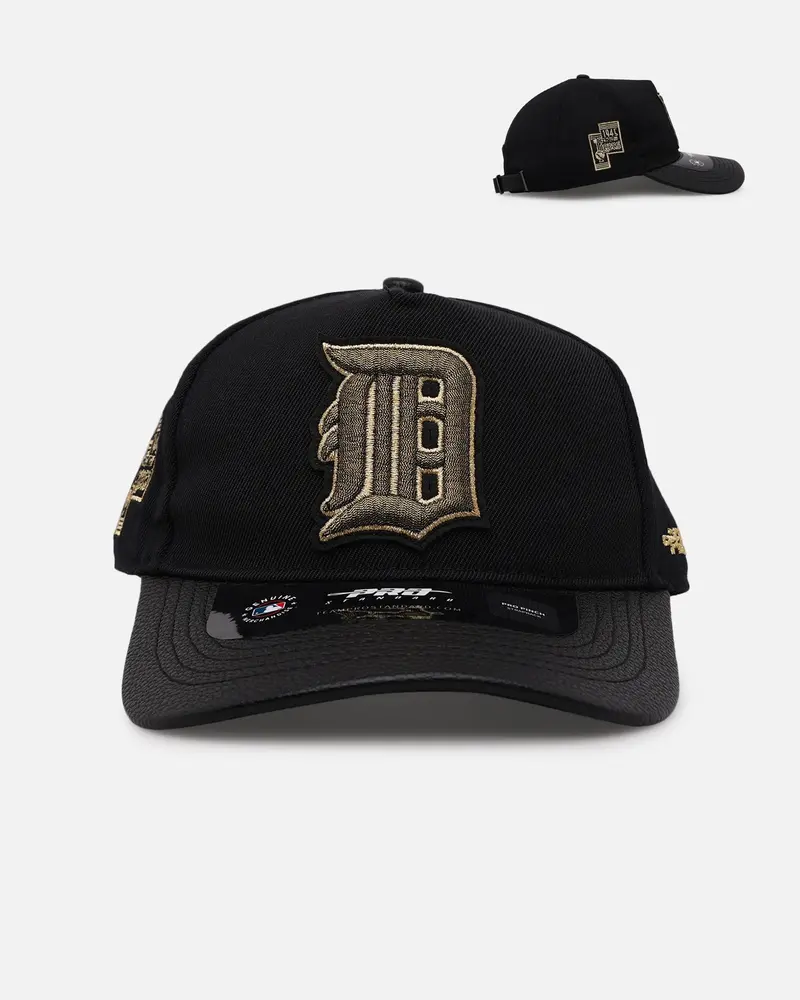 Pro Standard Detroit Tigers 'Gold Twist' Pro Pinch Strapback Black/Gold 1