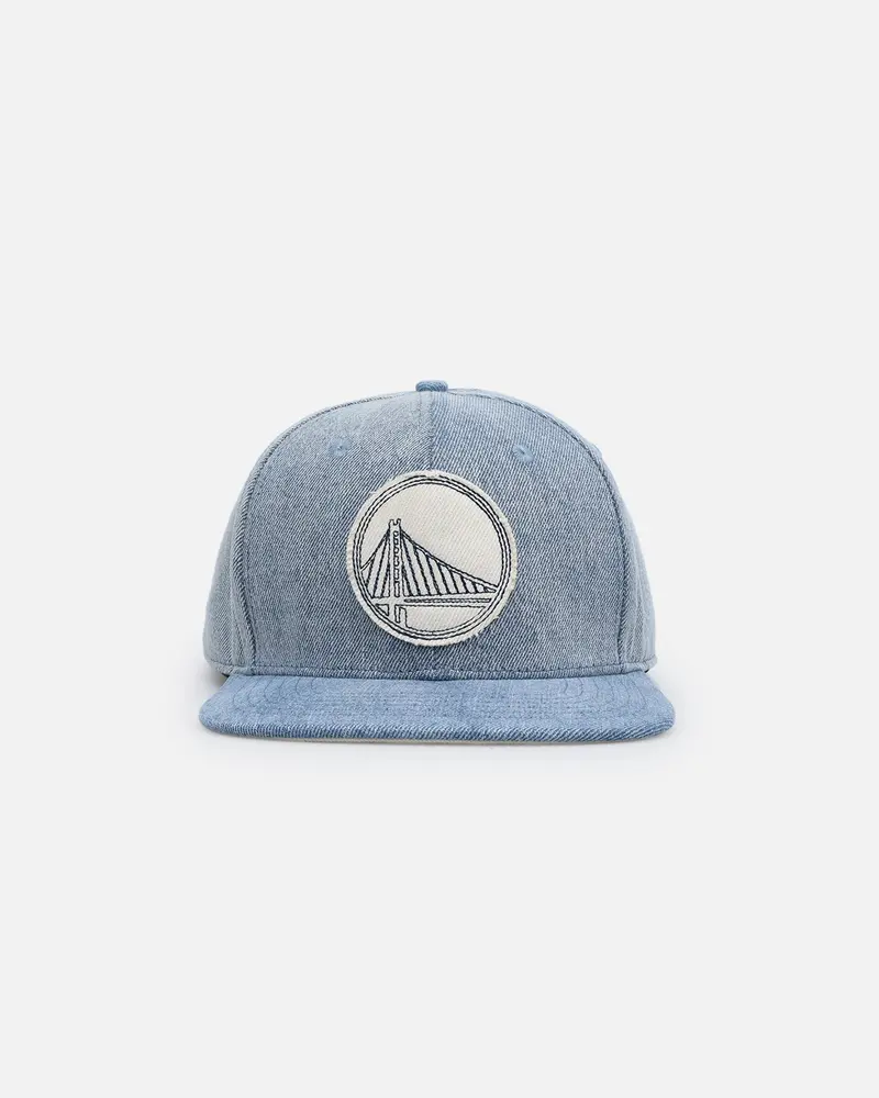 Pro Standard Golden State Warriors Denim Snapback Denim/Linen 1