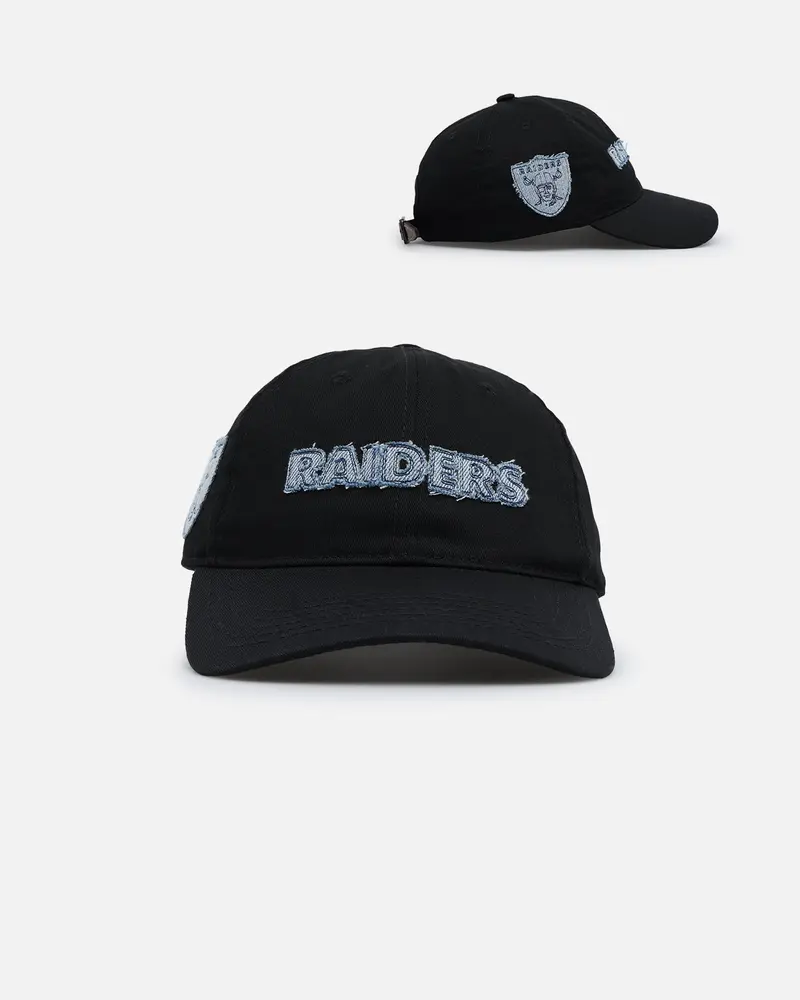 Pro Standard Las Vegas Raiders Denim Dad Strapback Black 1