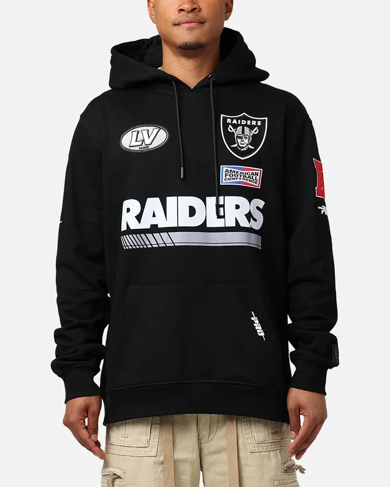 Pro Standard Las Vegas Raiders Fast Lane Hoodie Black 1