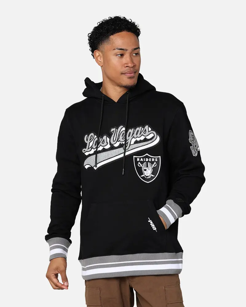 Pro Standard Las Vegas Raiders Fleece Pullover Hoodie Black/Grey 1