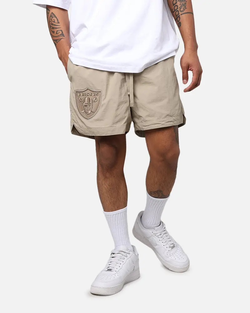 Pro Standard Las Vegas Raiders Neutral 2.0 Shorts Taupe 1