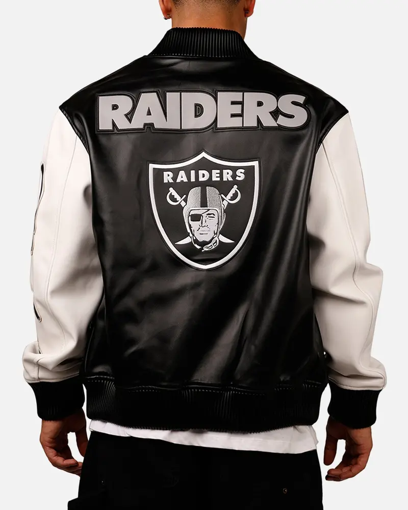 Pro Standard Las Vegas Raiders Varsity Jacket Black 1