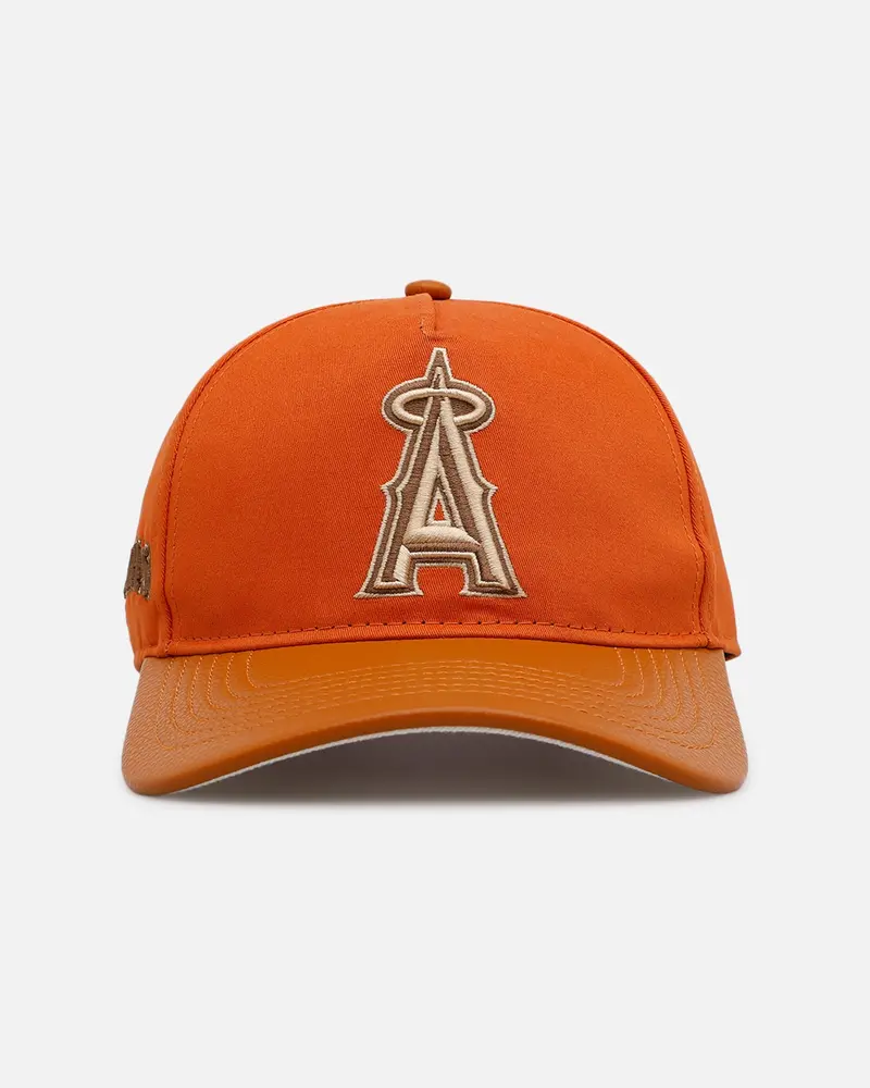 Pro Standard Los Angeles Angels 'Gramercy' Pinch Front Strapback Orange 1