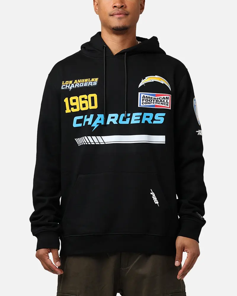 Pro Standard Los Angeles Chargers Fast Lane Hoodie Black 1