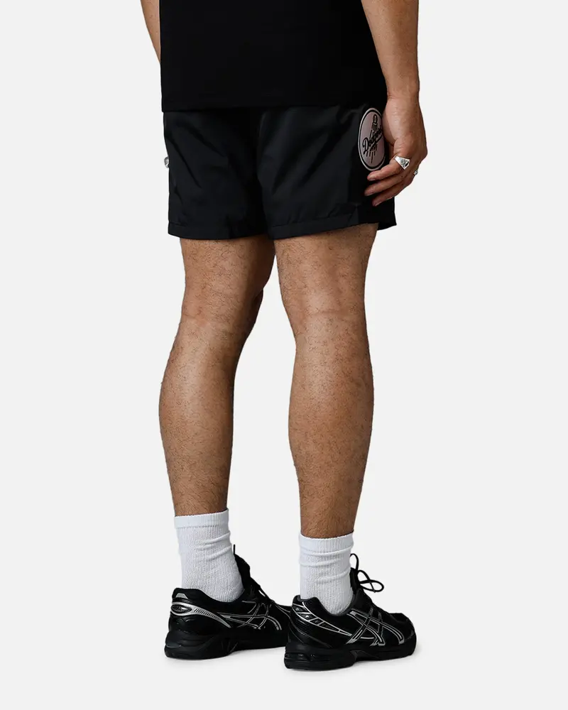 Pro Standard Los Angeles Dodgers Chenille Shorts Black 3