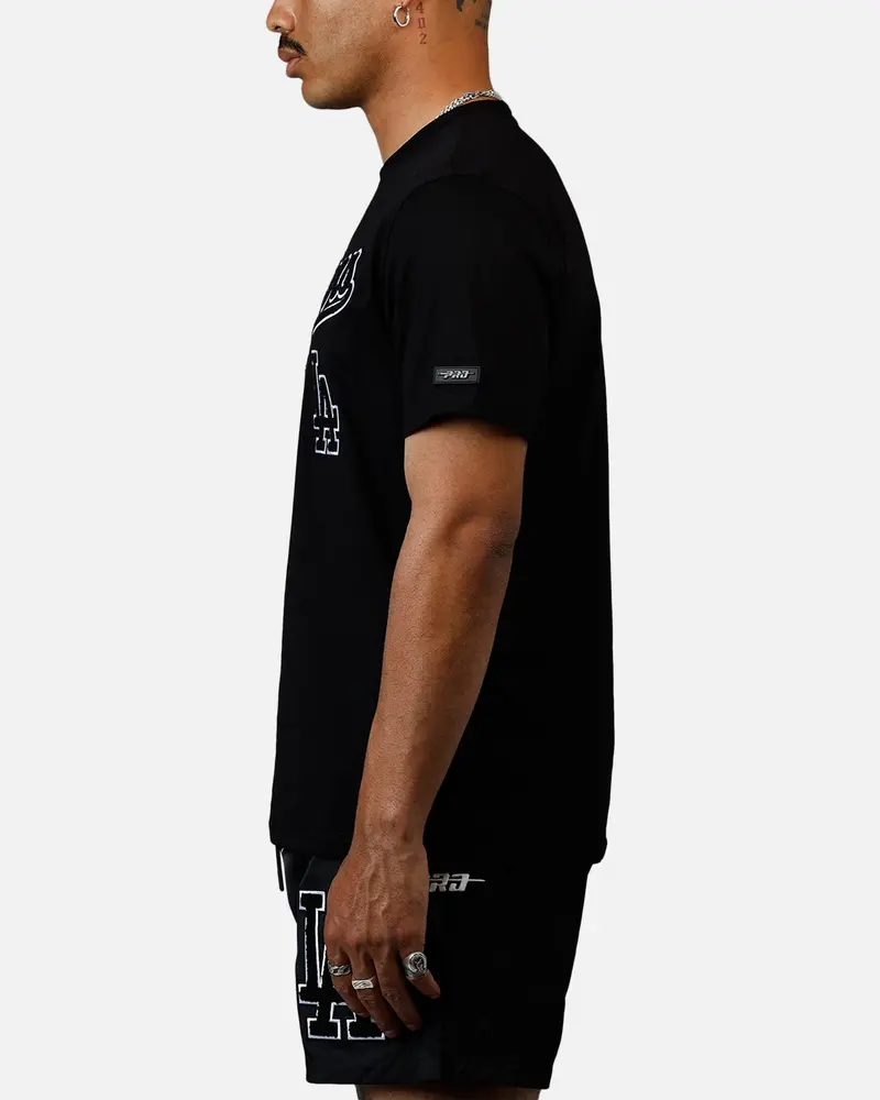 Pro Standard Los Angeles Dodgers Chenille T-Shirt Black 5