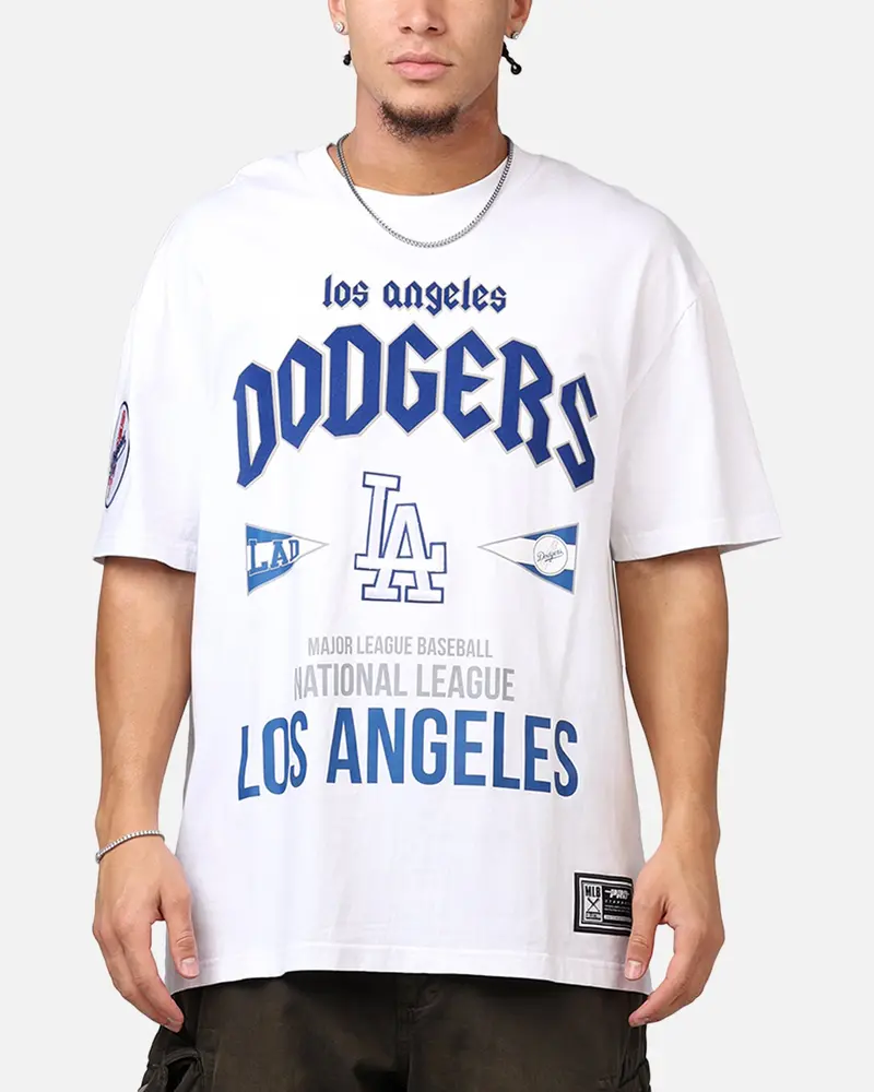 Pro Standard Los Angeles Dodgers City Tour Cj Drop T-Shirt White 1