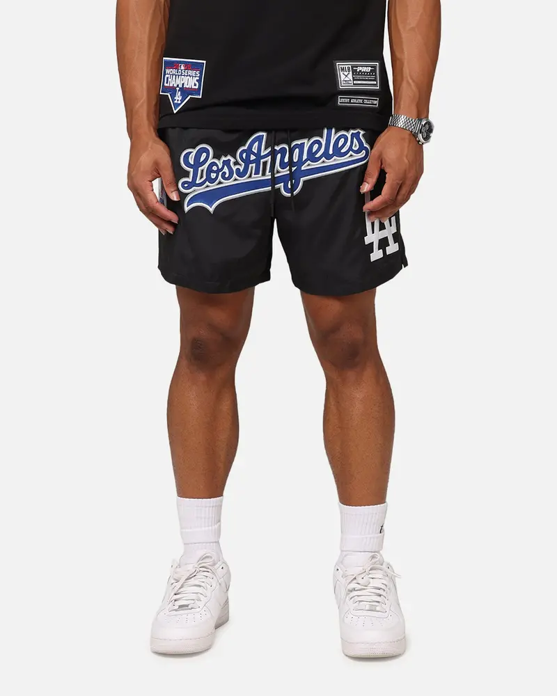 Pro Standard Los Angeles Dodgers Classic Woven Shorts Black 1
