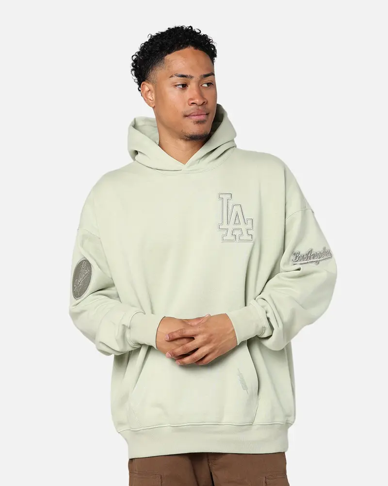 Pro Standard Los Angeles Dodgers Drop Shoulder Hoodie Moss 1