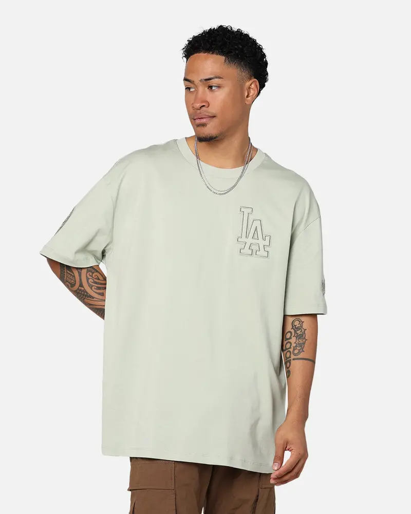 Pro Standard Los Angeles Dodgers Drop Shoulder T-Shirt Moss 1