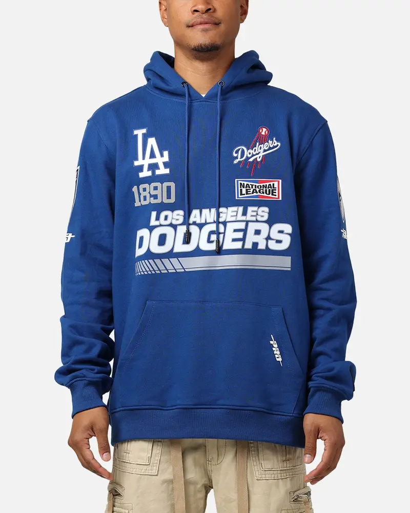 Pro Standard Los Angeles Dodgers Fast Lane Hoodie Dodger Blue 1