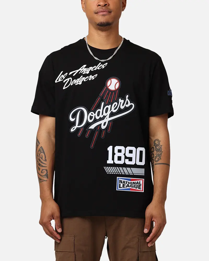 Pro Standard Los Angeles Dodgers Fast Lane Sj T-Shirt Black 1