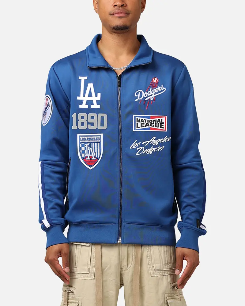 Pro Standard Los Angeles Dodgers Fast Lane Track Jacket Dodger Blue 1