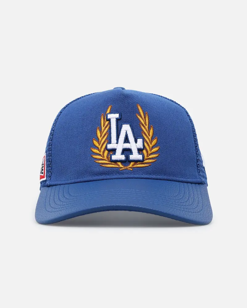 Pro Standard Los Angeles Dodgers Fast Lane Trucker Strapback Blue 1