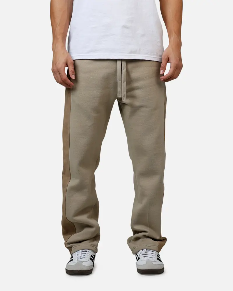 Pro Standard Los Angeles Dodgers Panel Sweatpants Tan 1