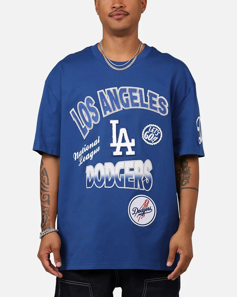 Pro Standard Los Angeles Dodgers Turn It Up T-Shirt Blue 1