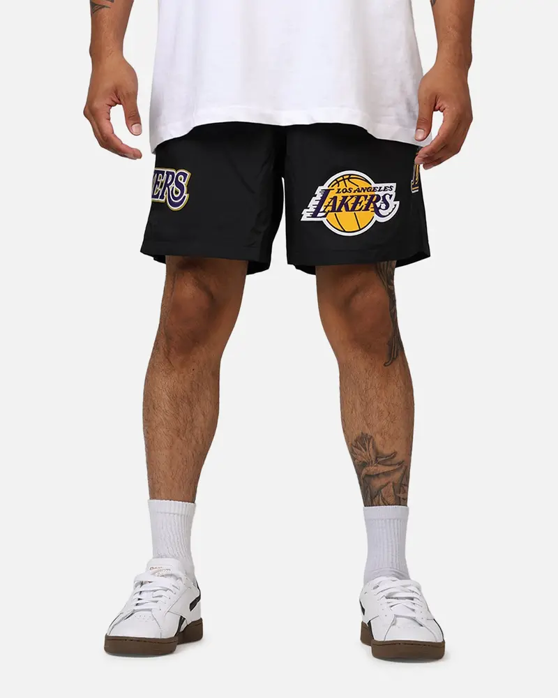 Pro Standard Los Angeles Lakers Classic Woven Shorts Black 1