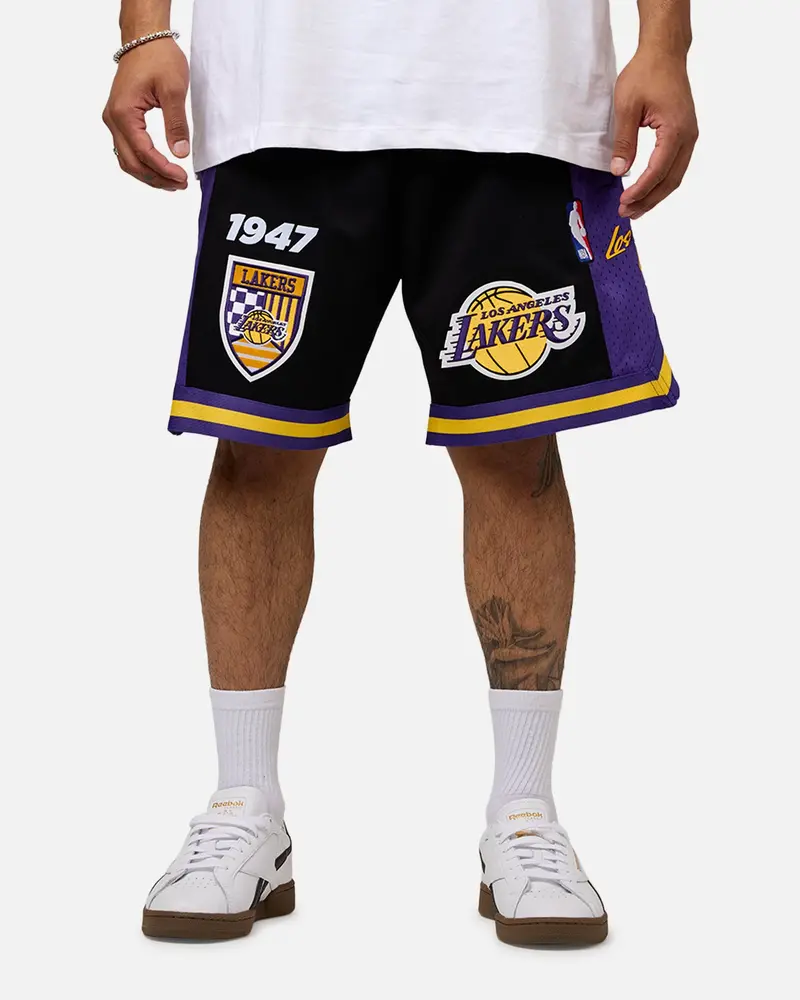 Pro Standard Los Angeles Lakers Fast Lane 2.0 Shorts Black/Yellow 1